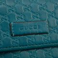Gucci Microguccissima Continental Long Wallet Blue #3155 by Bolt Boutique