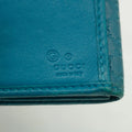 Gucci Microguccissima Continental Long Wallet Blue #3155 by Bolt Boutique