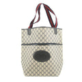 Gucci Navy GG Canvas Coated Vintage Tote Bag #4705 by Bolt Boutique