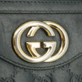 Gucci Navy Guccisima Leather Round Zipper Long Wallet #2629 by Bolt Boutique