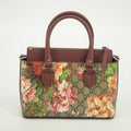 Gucci Pink GG Blooms Supreme Canvas Top Handle Tote #1997 by Bolt Boutique