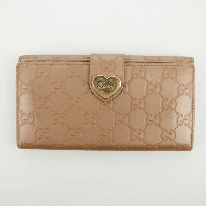 Gucci Pink Guccisima Leather Long Wallet #2634 by Bolt Boutique