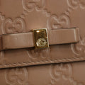 Gucci Pink Guccissima Leather Compact Bow Wallet #3087 by Bolt Boutique