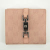 Gucci Pink Jackie GG Canvas x Leather Compact Wallet #2367