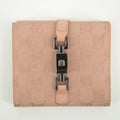 Gucci Pink Jackie GG Canvas x Leather Compact Wallet #2367 by Bolt Boutique