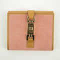 Gucci Pink Jackie Suede x Leather Compact Wallet #2379 by Bolt Boutique