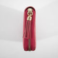 Gucci Pink Soho Interlocking G Leather Tassel Round Zipper Long Wallet #2058 by Bolt Boutique