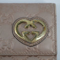 Gucci Pink x Brown Guccisima Lovely Heart Leather Long Wallet #2286 by Bolt Boutique