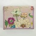 Gucci Purple GG Marmont Canvas x Leather Floral Compact Wallet #2366 by Bolt Boutique