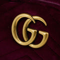 Gucci Purple GG Marmont Velvet Crossbody Bag #2583 by Bolt Boutique