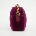 Gucci Purple GG Marmont Velvet Crossbody Bag #2583 by Bolt Boutique