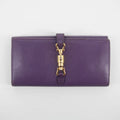 Gucci Purple Leather Jackie Long Wallet #2269 by Bolt Boutique
