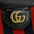 Gucci Red Ophidia Sherry Line GG Marmont Suede x Leather Shoulder Bag #7713 by Bolt Boutique
