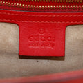 Gucci Red Sylvie Sherry Line Leather Shoulder Bag #2943 by Bolt Boutique
