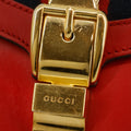 Gucci Red Sylvie Sherry Line Leather Shoulder Bag #2943 by Bolt Boutique