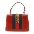 Gucci Red Sylvie Sherry Line Leather Shoulder Bag #8504 by Bolt Boutique
