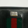 Gucci Sherry Web Black Leather Bifold Wallet #5301 by Bolt Boutique