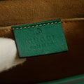 Gucci Small Pearl Studded Padlock Crossbody Bag Green #9219 by Bolt Boutique