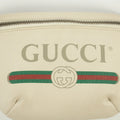 Gucci White Logo Belt Bag Small #1406 by Bolt Boutique