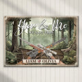 Gun Themed We Got This Couple Sign by Tailored Canvases