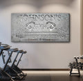 Gym Sign IX by Tailored Canvases