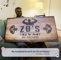 Gym Sign V by Tailored Canvases
