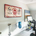 Gym Sign X by Tailored Canvases