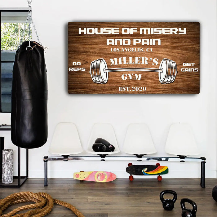 Gym Sign XII by Tailored Canvases