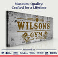 Gym Sign XV by Tailored Canvases