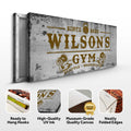Gym Sign XV by Tailored Canvases