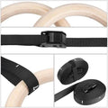 Gymnastic Wood Rings by DailySale
