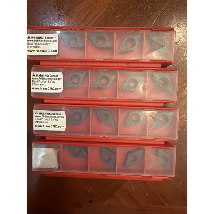 Haas DCMT 3252 HMU HTS25 Inserts 02-0470 Lot of 4 (20pcs) New by Price Is Right Miami