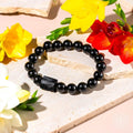 Habit Breaker - Black Obsidian & Tourmaline Bracelet by Conscious Items