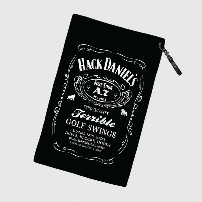 Hack Daniels Golf Towel by Guerrilla Golf