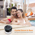 HAISSKY Portable Wireless Waterproof Speaker with FM Radio & Suction Cup by DailySale