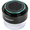 HAISSKY Portable Wireless Waterproof Speaker with FM Radio & Suction Cup by DailySale