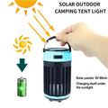 Hakol Outdoor Solar Powered LED Rechargeable Mosquito Zapper Lantern by DailySale