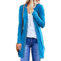Halife Women's Long Sleeve Snap Button Down Knit Ribbed Neckline Cardigan Sweater by DailySale