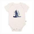 graphic bodysuit | my first halloween hat by Finn + Emma