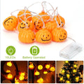 Halloween String Light Pumpkin LED Lamps Battery Powered by DailySale