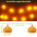 Halloween String Light Pumpkin LED Lamps Battery Powered by DailySale