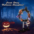 Halloween Witch Wreath Pumpkin Decorations by DailySale