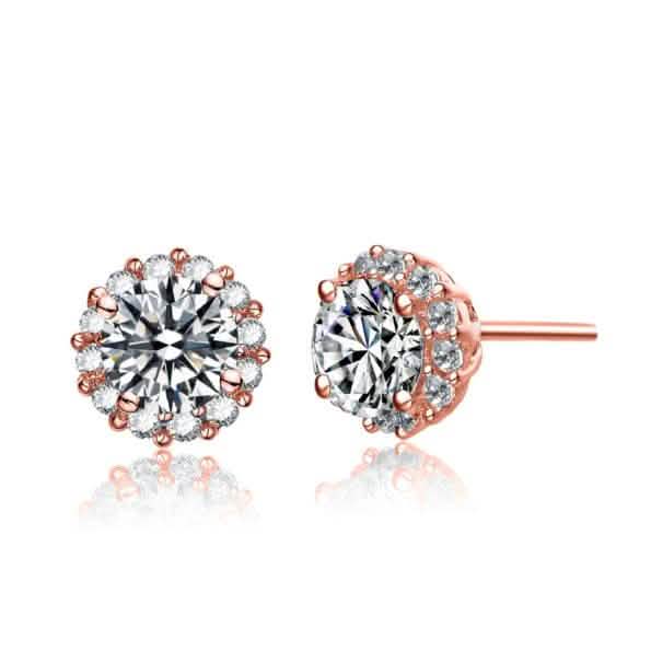 Halo CZ Stud Earring by DailySale