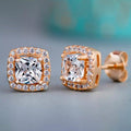 Halo Diamond Stud Earrings by DailySale