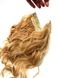 VIP Halo Hair Extensions Body Wave Real Human Hair 14"