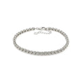 Halo Style Moissanite Bracelet by Fine Color Jewels