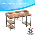Halter 50-Inch Modern Office Desk with Storage by DailySale