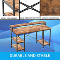 Halter 50-Inch Modern Office Desk with Storage by DailySale