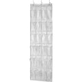 Halter Over the Door Hanging Shoe Organizer with 24 Pockets by DailySale