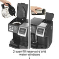 Hamilton Beach 49976 FlexBrew 2-Way Brewer Programmable Coffee Maker by DailySale